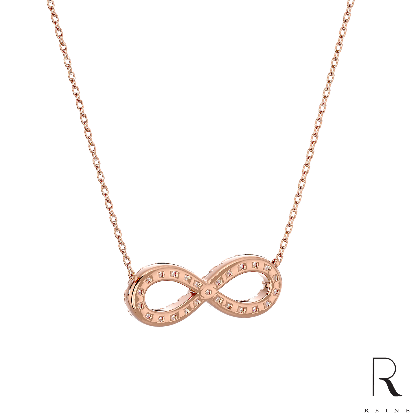 Infinite sparkle diamond pendant - Reine