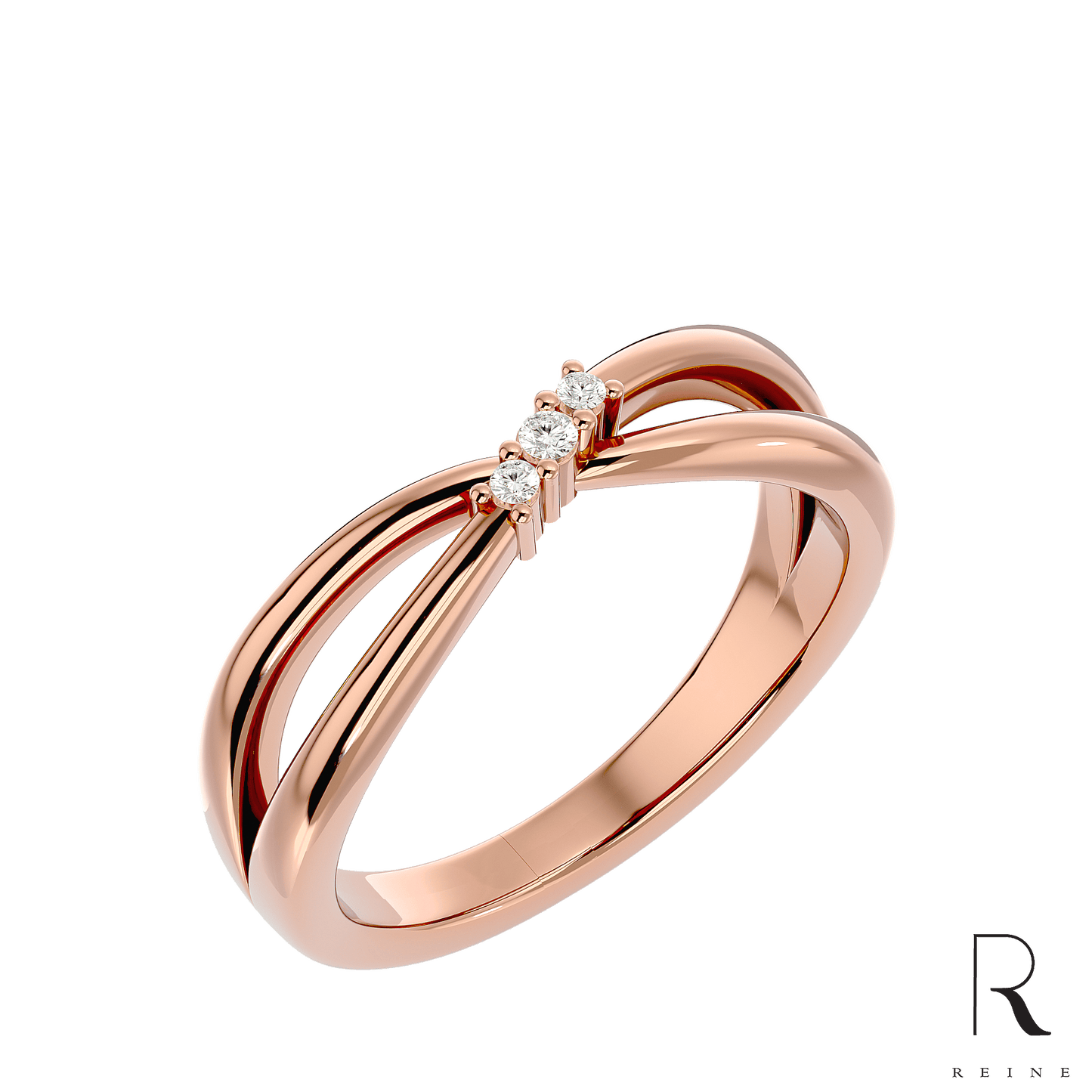 Twist of Timeless Diamonds ring - Reine