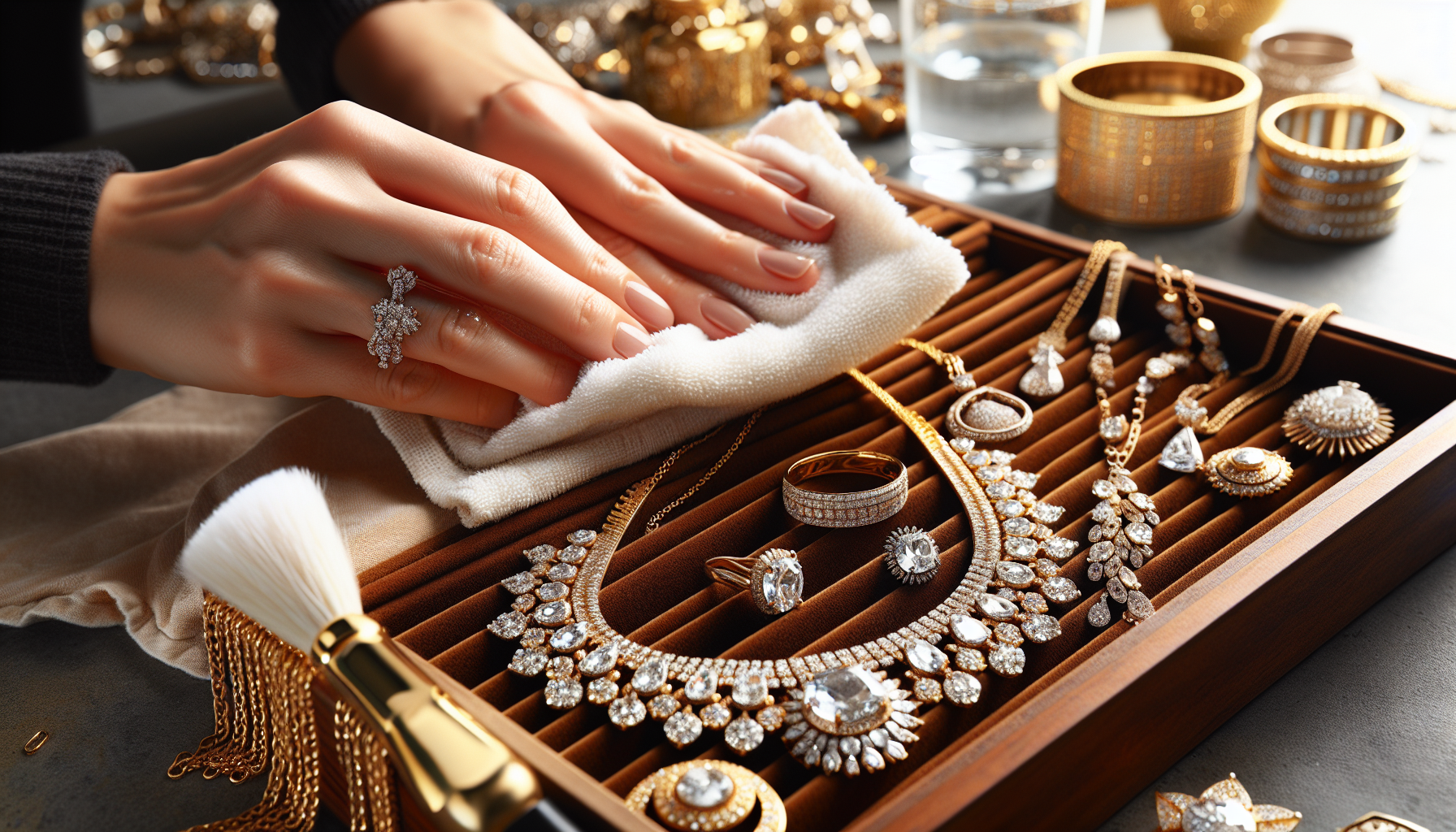 How to Care for Your Gold and Diamond Jewelry at Home