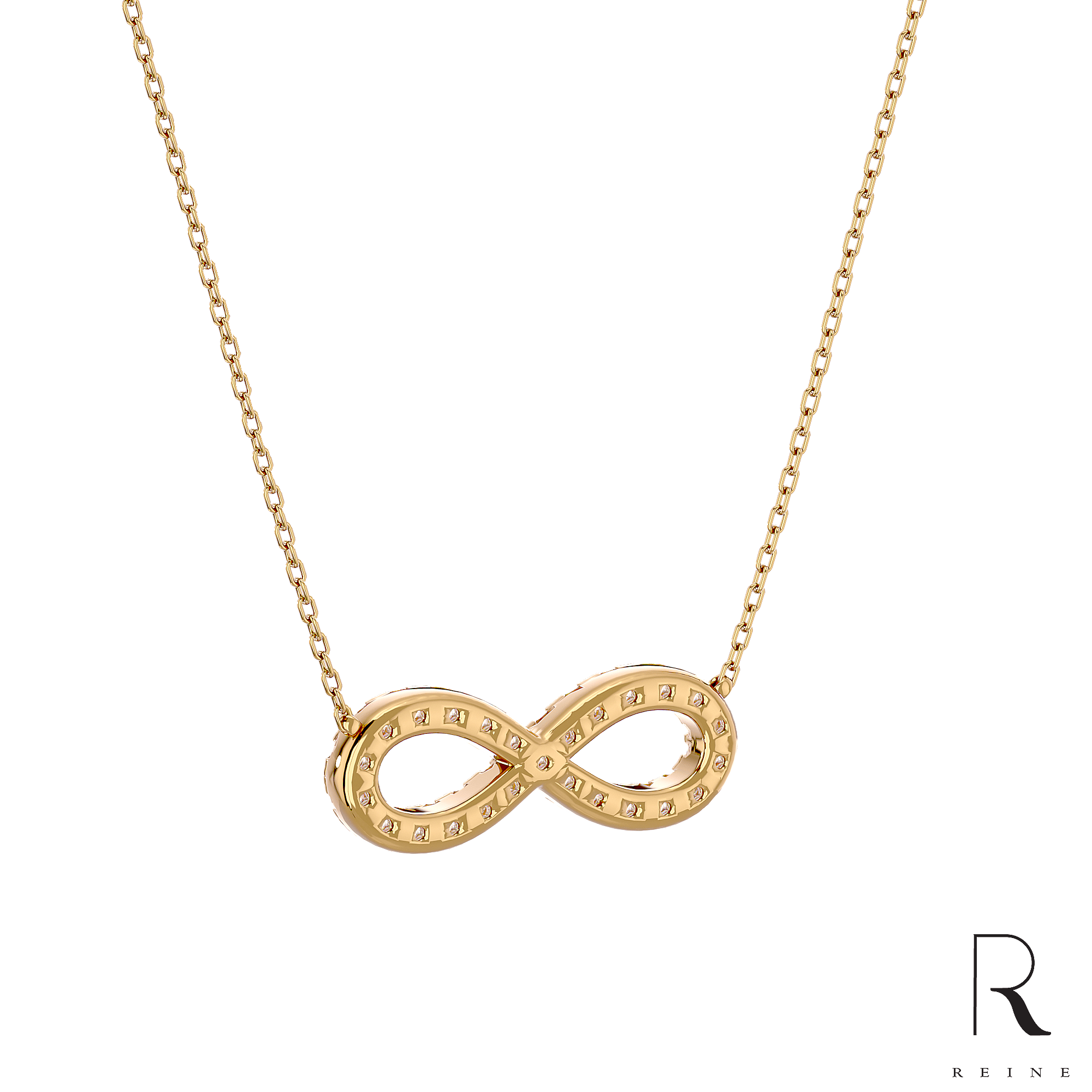 Sofia B. 1/10 Cttw Diamond Infinity Heart Necklace | Diamond Necklaces |  Women's - Shop Your Navy Exchange - Official Site